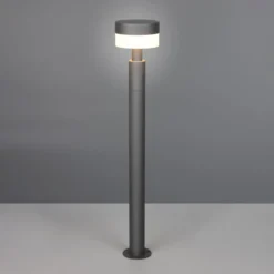 LED-pylväsvalaisin Mackenzie, korkeus 95 cm, antrasiitti, alumiinivalu