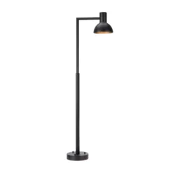 LED-pylväsvalaisin Nubi, musta, IP44, himmennettävä, korkeus 115 cm