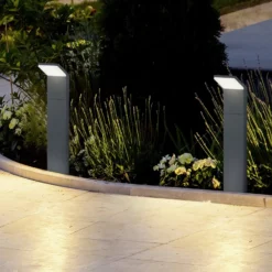 LED-pylväsvalaisin PEARL, korkeus 50 cm, antrasiitti, metalli, IP54