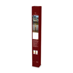 LED-pylväsvalaisin Rho, ruosteenvärinen, korkeus 100 cm, metalli, IP54