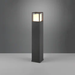 LED-pylväsvalaisin Witham, korkeus 80 cm, antrasiitti, CCT, IP54