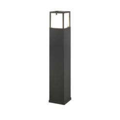 LED-pylväsvalaisin Witham, korkeus 80 cm, antrasiitti, CCT, IP54