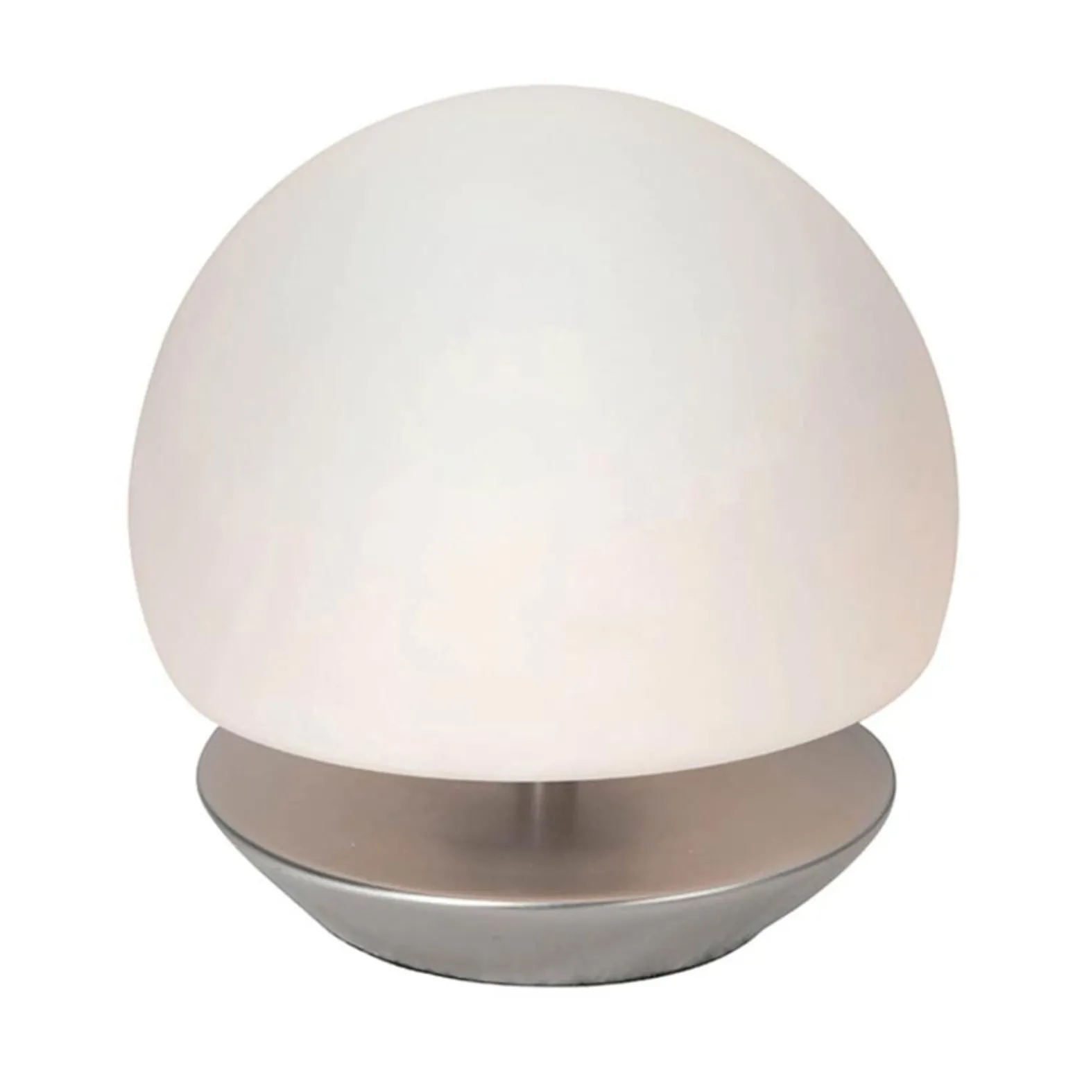 LED-pöytälamppu Ancilla, jalka harjattua terästä