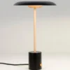 LED-pöytälamppu Hoshi himmentimellä, musta-kupari