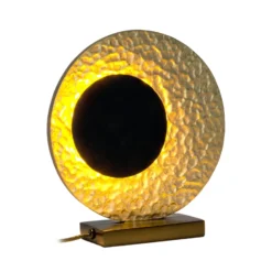 LED-pöytälamppu INFINITY TAVOLO, musta/kultainen, 27 cm, metalli