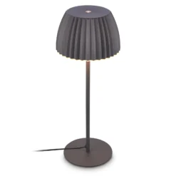 LED-pöytälamppu Loca, antrasiitti, korkeus 36 cm metalli/muovi