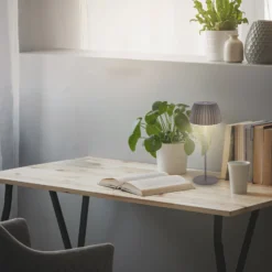 LED-pöytälamppu Loca, antrasiitti, korkeus 36 cm metalli/muovi