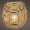 LED-pöytälamppu 898043, lyhty, köysipunosta