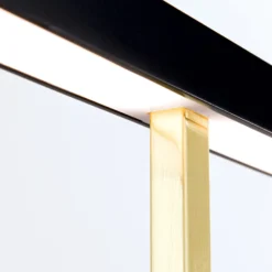 LED-pöytävalaisin Auftakt kulta/musta