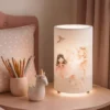 LED-pöytävalaisin Feenwelt, valkoinen/vaaleanpunainen, korkeus 25 cm