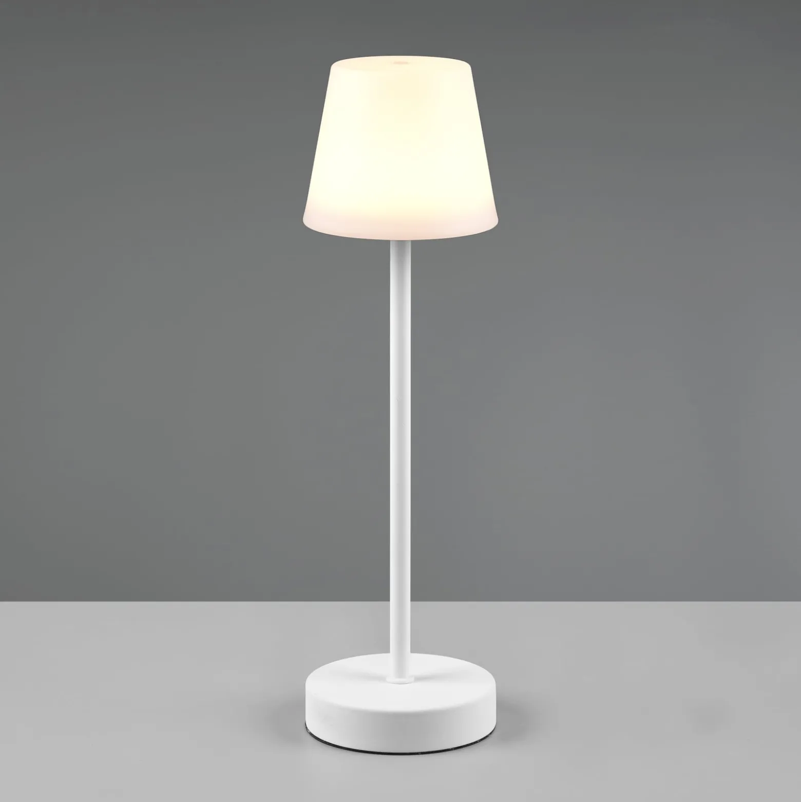 LED-pöytävalaisin Martinez, himmennin, CCT, valk.