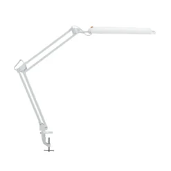 LED-pöytävalaisin MAULatlantic, valkoinen, korkeus 38 cm, kiinnitettävä jalusta