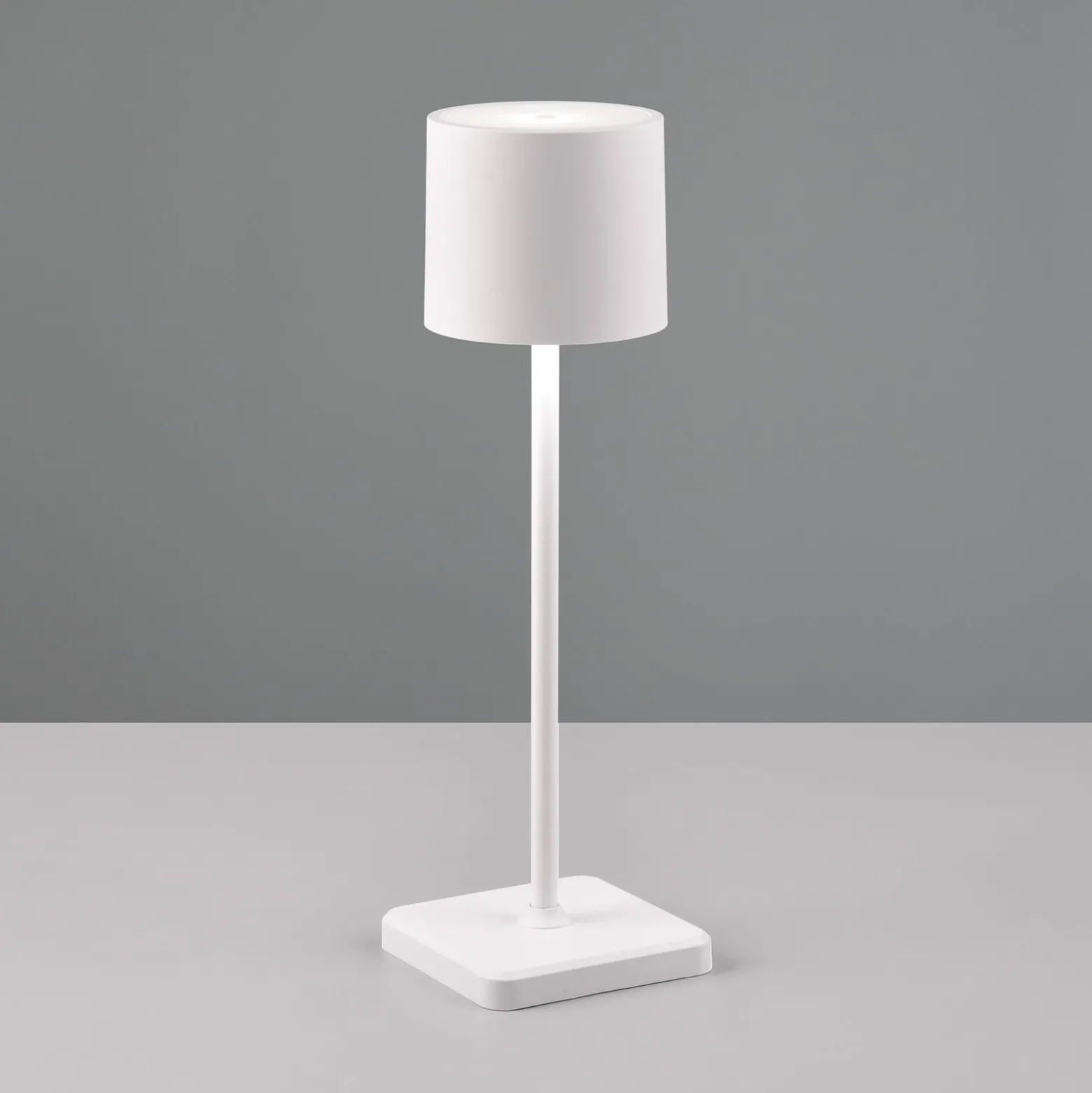 LED-pöytävalo Fernandez, himmennin, CCT, valkoinen