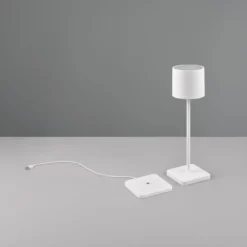 LED-pöytävalo Fernandez, himmennin, CCT, valkoinen