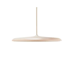 LED-riippuvalaisin Artist, Ø 40 cm, pölypunainen, metalli