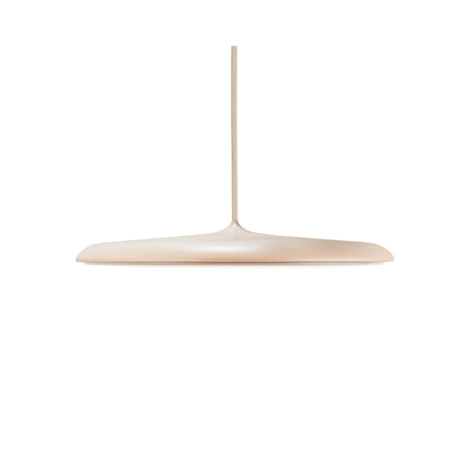 LED-riippuvalaisin Artist, Ø 40 cm, pölypunainen, metalli