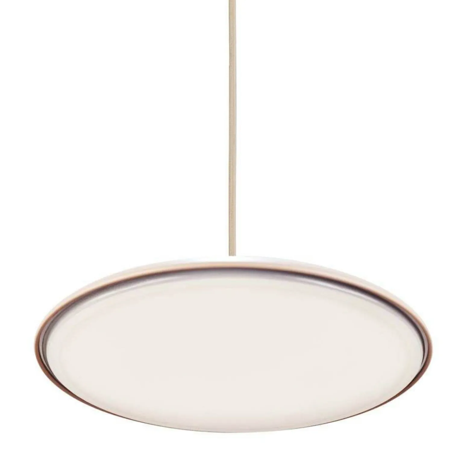 LED-riippuvalaisin Artist, Ø 40 cm, pölypunainen, metalli