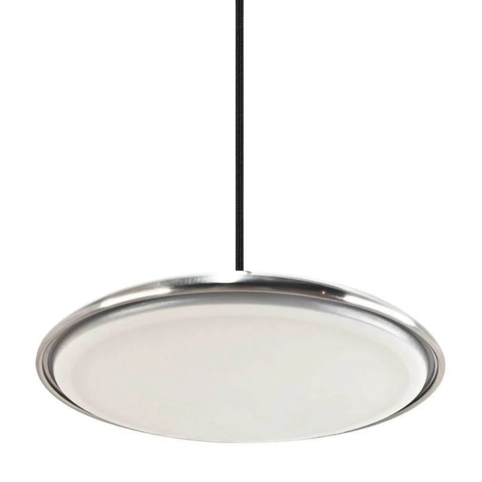 LED-riippuvalaisin Artist, Ø 25 cm, teräksenvärinen, ruostumaton teräs