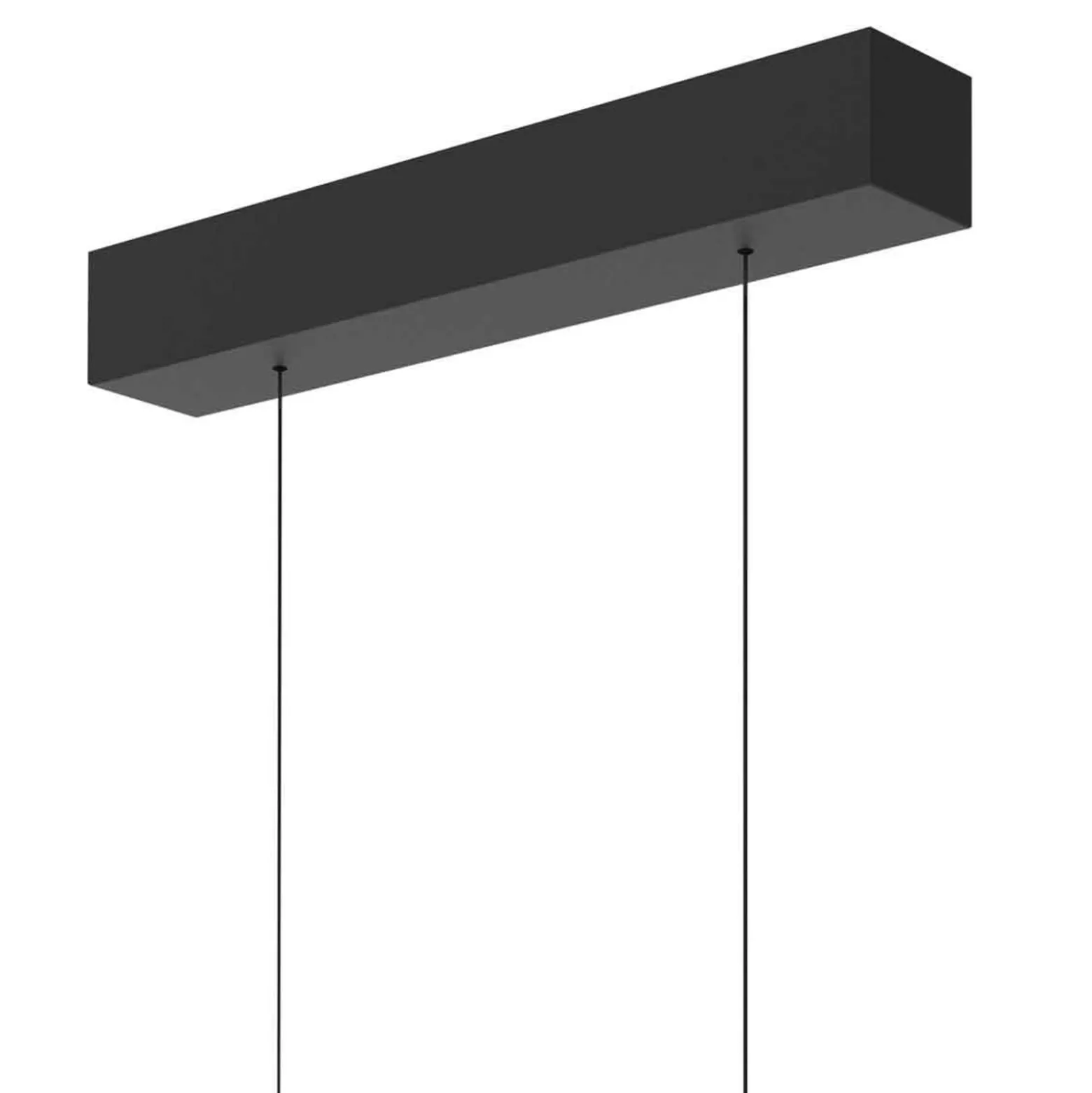 LED-riippuvalaisin Bande, ylös/alas, musta, 120 cm, CCT, himmennin,
