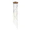 LED-riippuvalaisin Flare, messinkivärinen, Ø 35 cm, CCT, 12-lamppuinen.