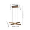 LED-riippuvalaisin Folcino-Z, pronssinvärinen, 64 cm, CCT