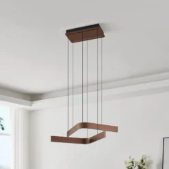 LED-riippuvalaisin Folcino-Z, pronssinvärinen, 64 cm, CCT