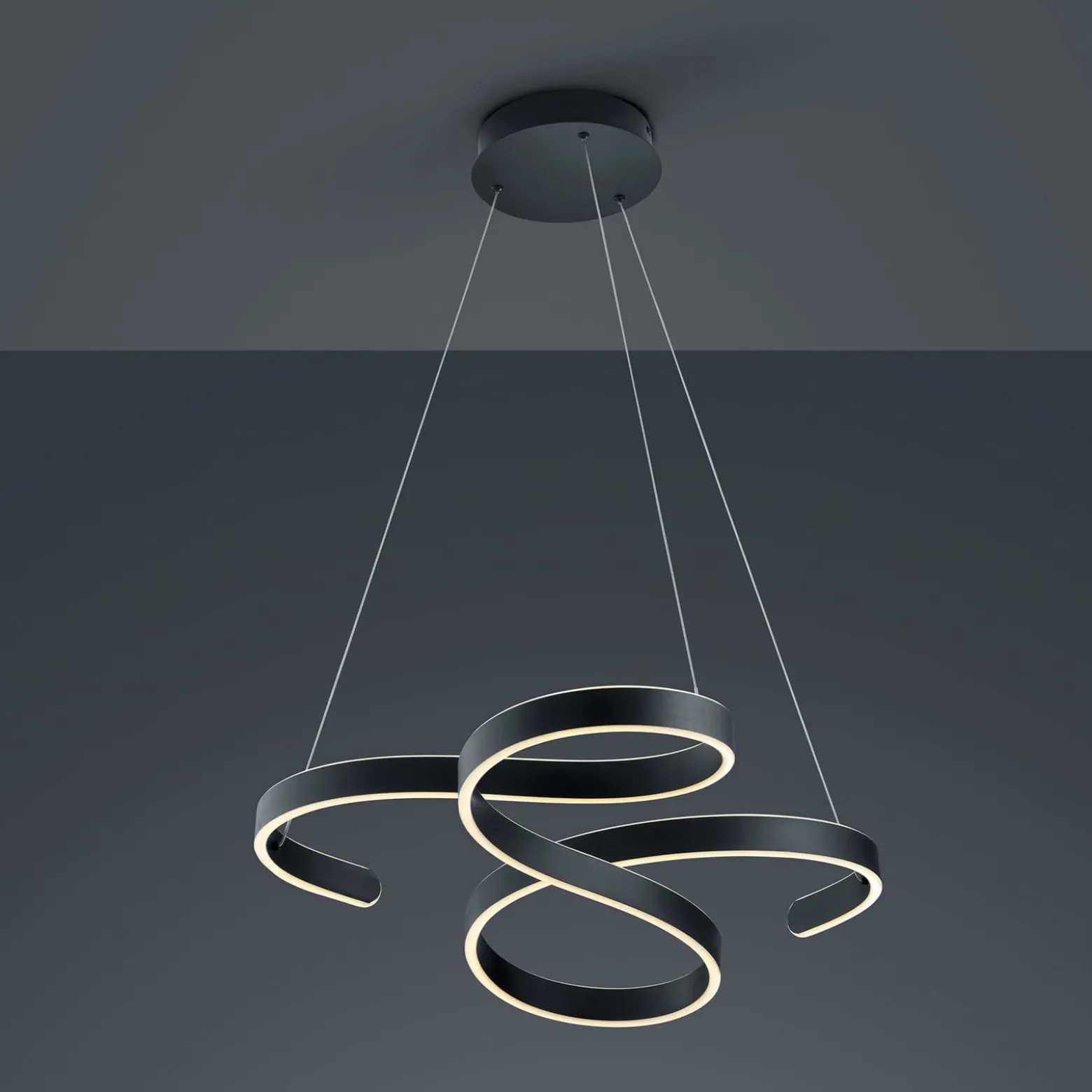 LED-riippuvalaisin Francis, antrasiitti