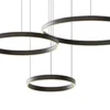 LED-riippuvalaisin Gravity, 3-lamppuinen, metalli, musta, 4000 K