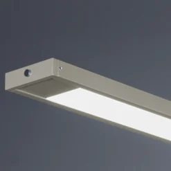 LED-riippuvalaisin Marlo, hiekka, pituus 90 cm, CCT, kosketusdimmeri