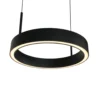 LED-riippuvalaisin Mykty, musta, pituus 95 cm, metalli, 4-lamppuinen.