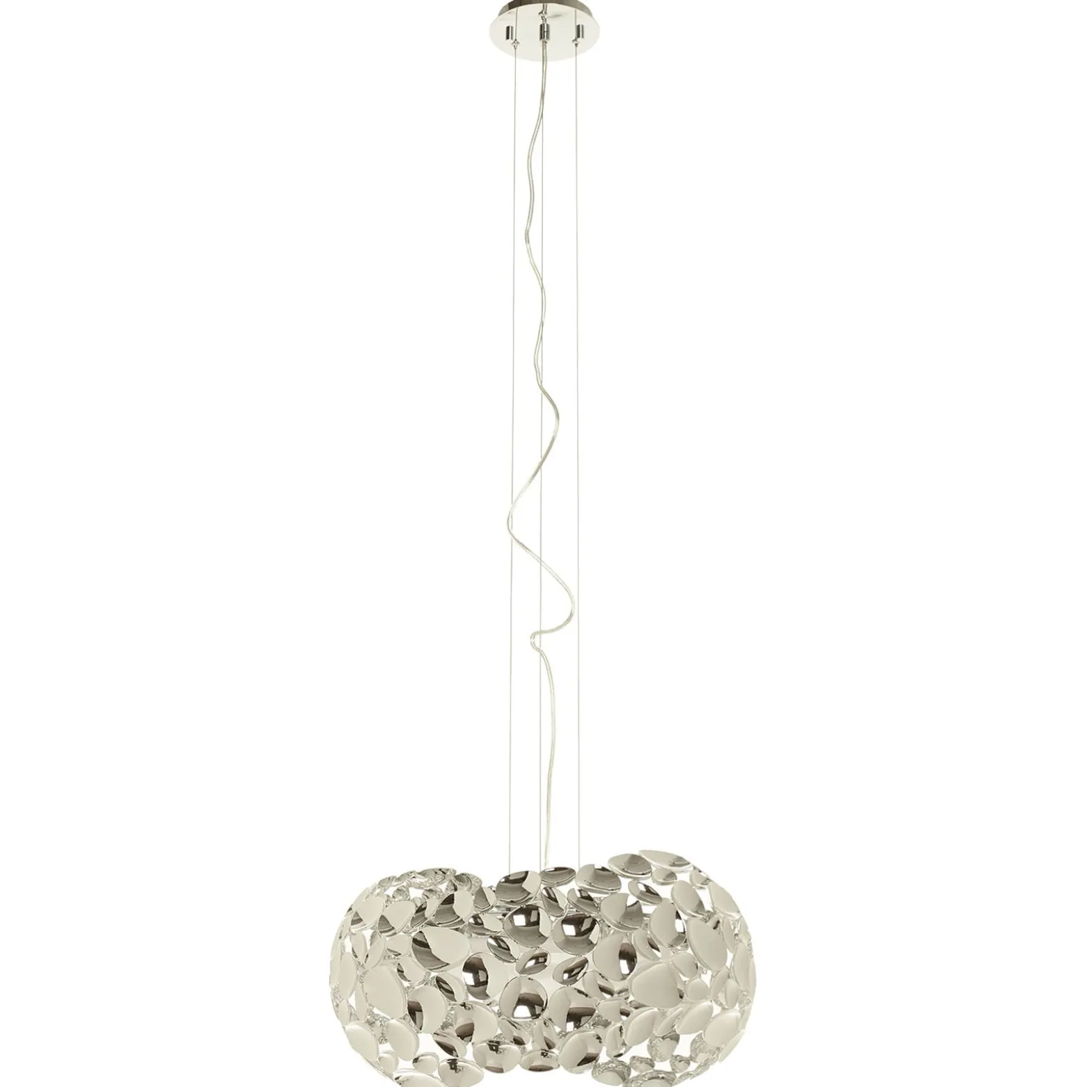LED-riippuvalaisin Narisa 47 cm kiiltävä kromi