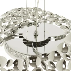 LED-riippuvalaisin Narisa 47 cm kiiltävä kromi