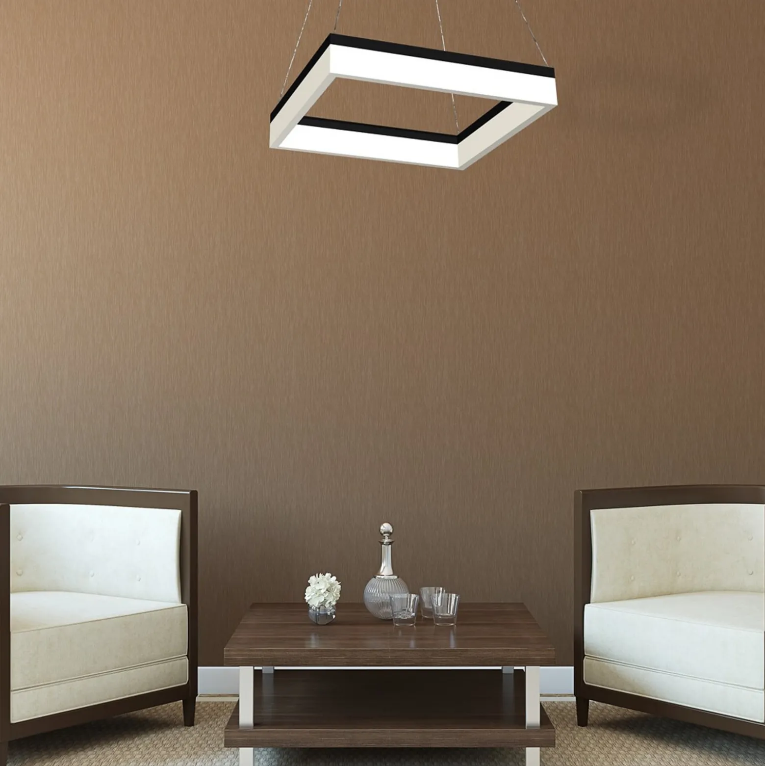 LED-riippuvalaisin Nero, muovia, musta, yksi valaisin, 32 W