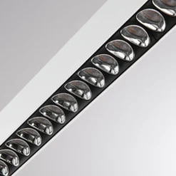 LED-riippuvalaisin PERFORA PROLINE XL, valkoinen, 159 cm, DALI, ylös/alas