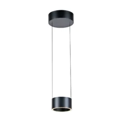 LED-riippuvalaisin PURE Clipse, harmaa, halkaisija 20 cm, CCT-himmennin,