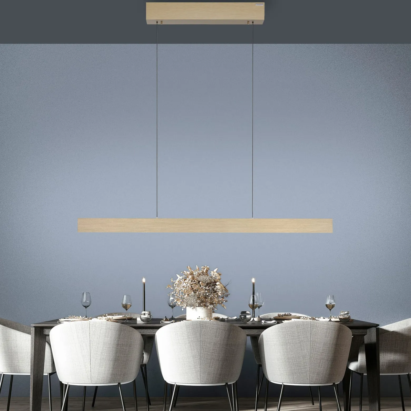 LED-riippuvalaisin PURE E-Motion, imperial gold, CCT
