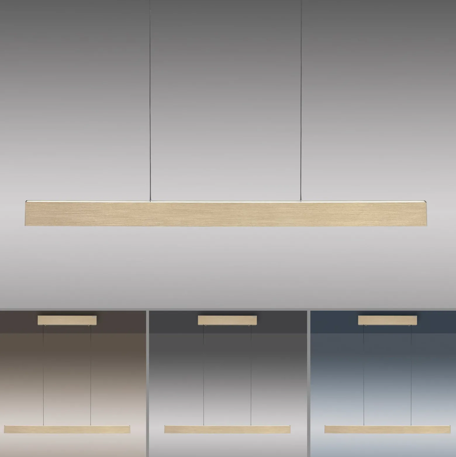 LED-riippuvalaisin PURE E-Motion, imperial gold, CCT