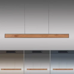LED-riippuvalaisin PURE E-Motion, tammi/musta helmi, CCT
