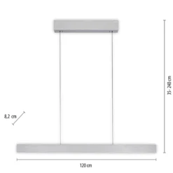 LED-riippuvalaisin PURE E-Motion, timantti, CCT