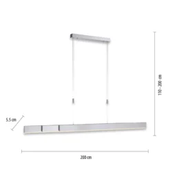 LED-riippuvalaisin PURE Moto, timantti, himmennettävä