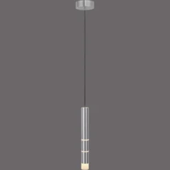 LED-riippuvalaisin PURE Vega, sylinterimäinen, alumiini