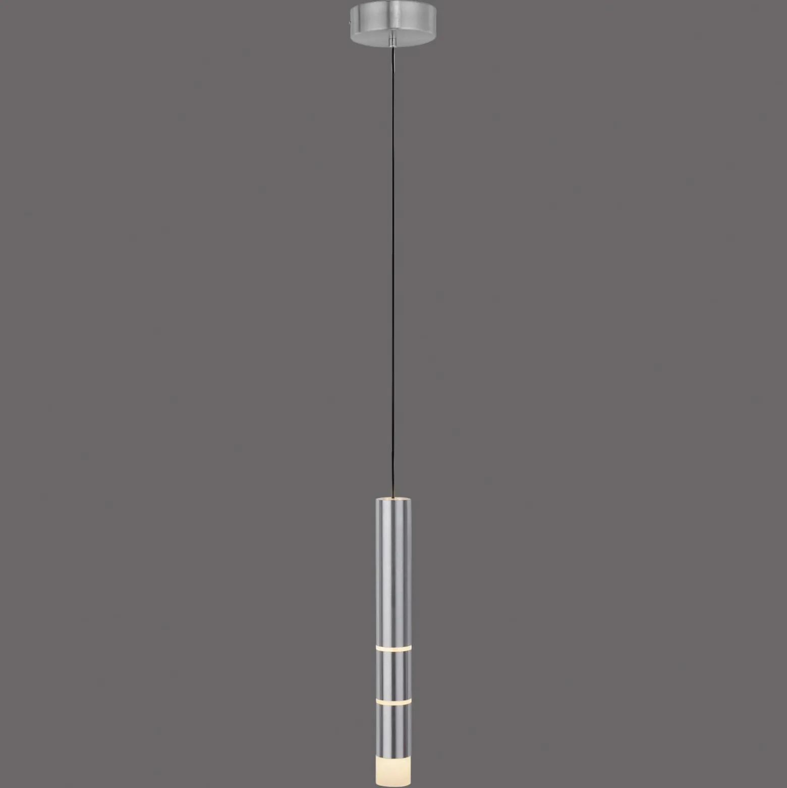 LED-riippuvalaisin PURE Vega, sylinterimäinen, alumiini