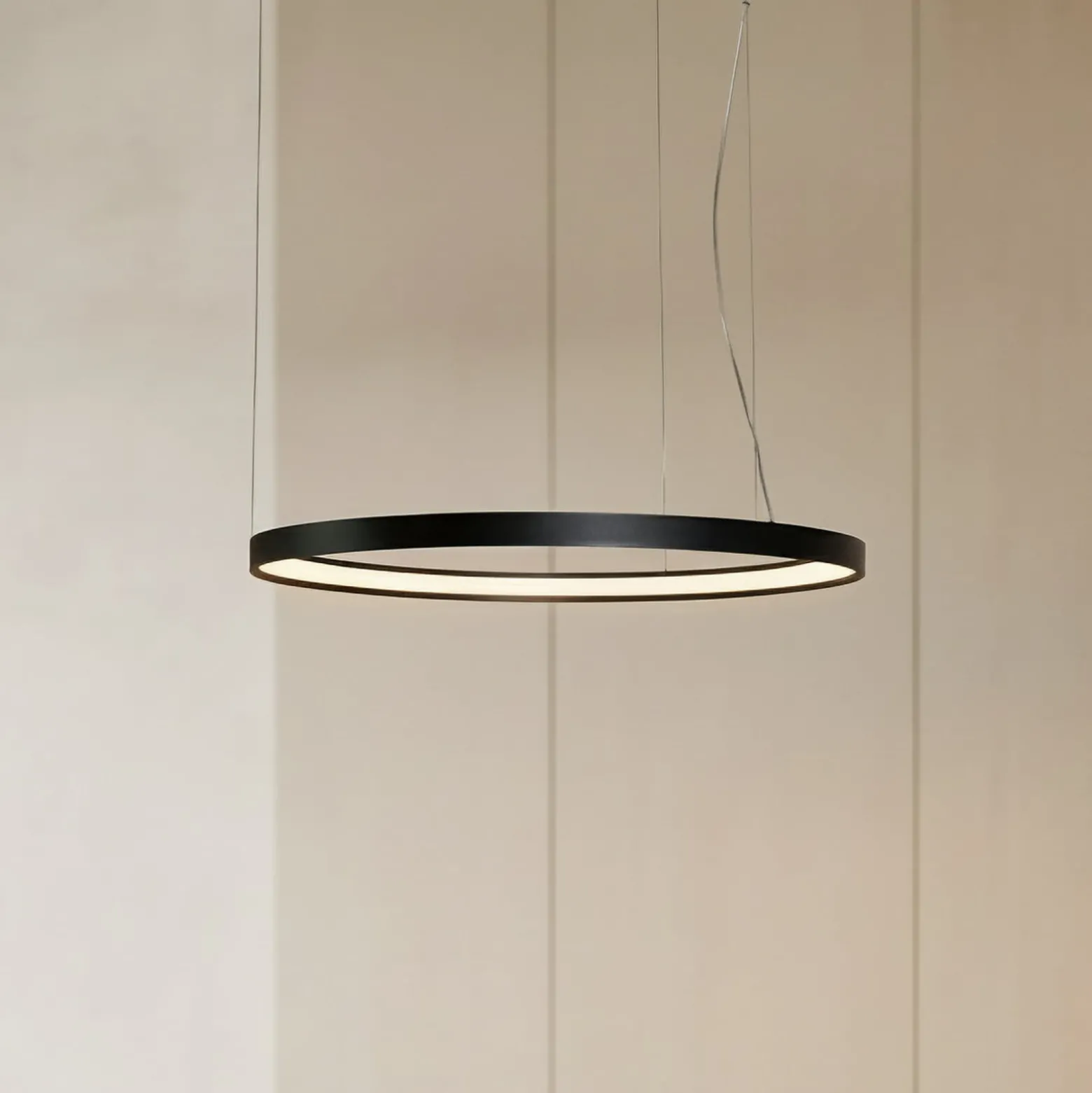 LED-riippuvalaisin Rio 78, vaakasuora, 3 000 K, musta