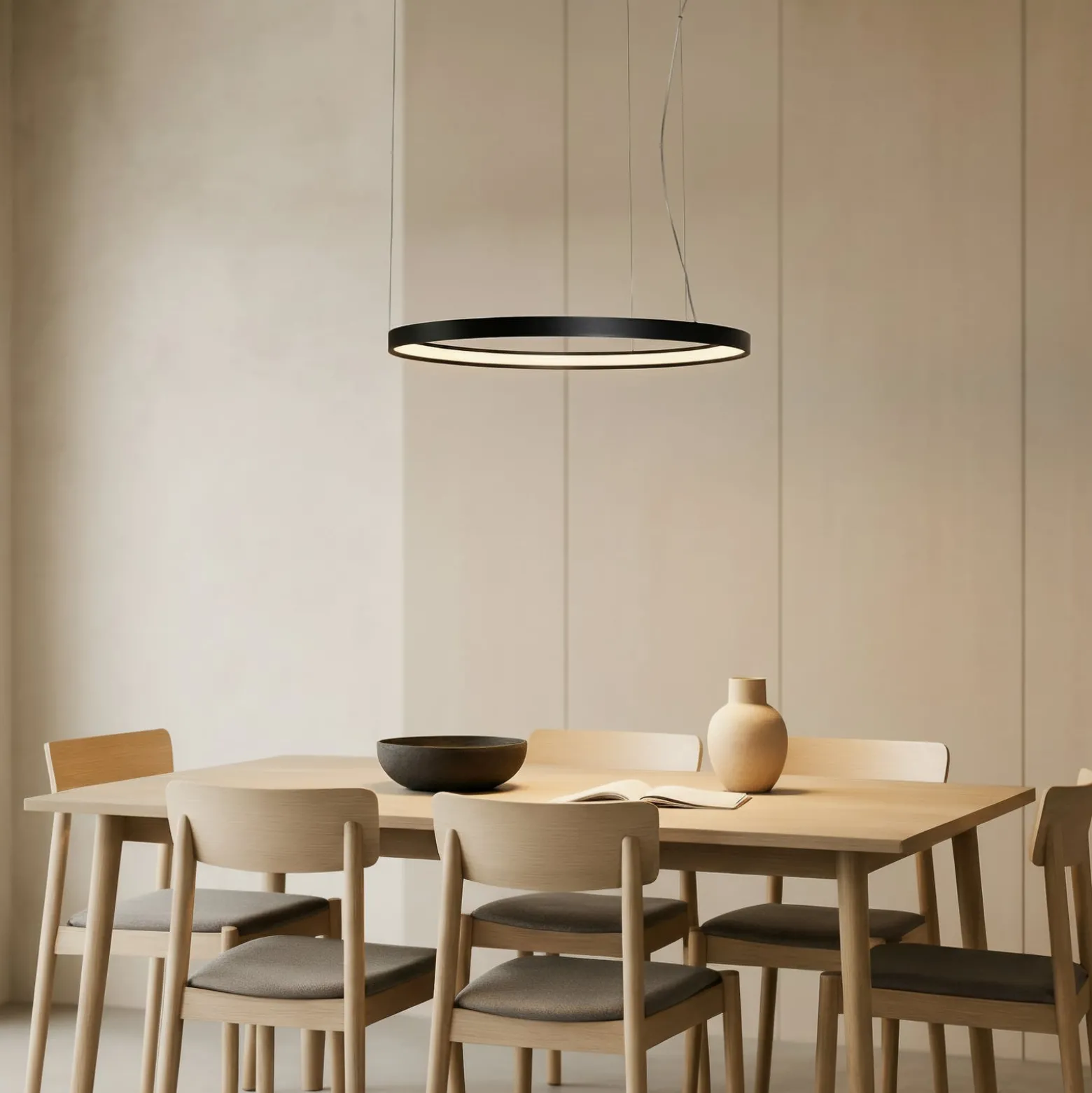 LED-riippuvalaisin Rio 78, vaakasuora, 3 000 K, musta