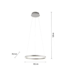 LED-riippuvalaisin Ritus, Ø 39.3cm, alumiini