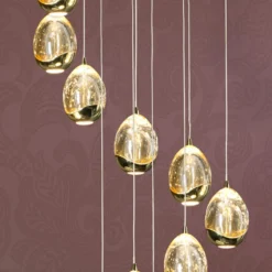 LED-riippuvalaisin Rocio 14-lamppuinen, Bluetooth