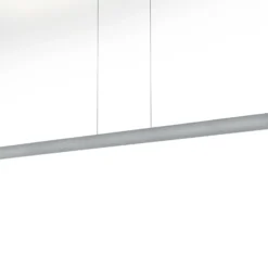 LED-riippuvalaisin Runa, nikkeliä, pituus 152 cm