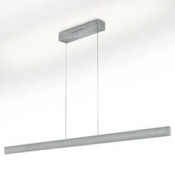 LED-riippuvalaisin Runa, nikkeliä, pituus 152 cm
