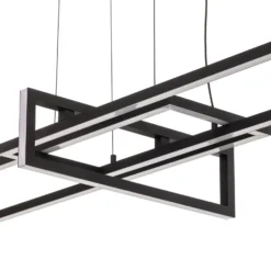 LED-riippuvalaisin Salinas, 3 000 K, matta musta