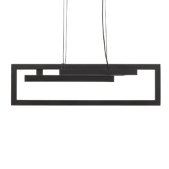 LED-riippuvalaisin Salinas, 3 000 K, matta musta